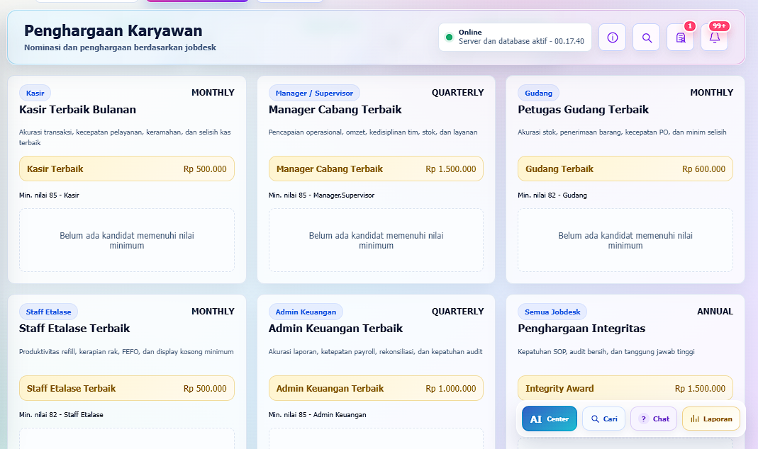 Penghargaan karyawan BSMart